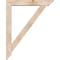 Ekena Millwork Traditional Traditional Smooth Bracket w/ Offset Brace, Douglas Fir, 5 1/2"W x 32"D x 40"H BKT0604X32X40TRA01SDF - alternate 3